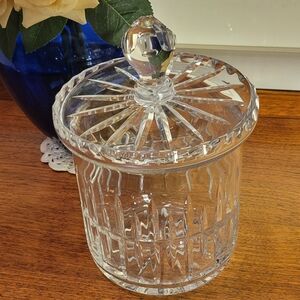 Vintage Cut Crystal Ice Bucket